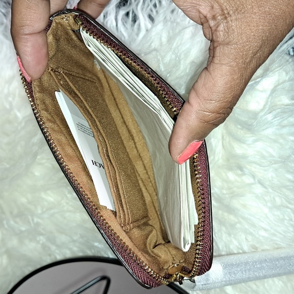 Coach NWTs Corner Zip Varsity Wristlet - Picture 7 of 8